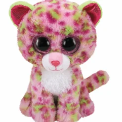 TY beanie boos – leopardo – lainey pupazzo con occhioni rosa glitter – il peluche con gli occhi grandi scintillanti – 28 cm – 36476> Peluche Tradizionali