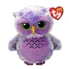 TY beanie boos – owlivia la gufetta viola con occhi verdi grandi e glitter, il peluche con gli occhi grandi scintillanti – 15 cm – t37364> Peluche Tradizionali