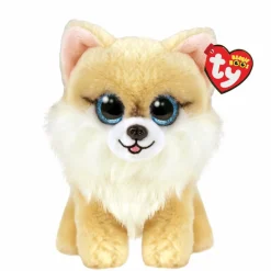 TY beanie boos honeycomb il corgi, con occhi azzurri grandi e glitter, il peluche con gli occhi grandi scintillanti 15 cm t36571> Peluche Tradizionali