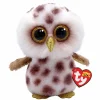 TY beanie boos whoolie il gufetto, con occhi dorati grandi e glitter, il peluche con gli occhi grandi scintillanti 15 cm t36574> Peluche Tradizionali