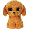 TY peluche beanie boos – cane – noodles – marrone – cagnolino con occhioni glitter dorati – il morbido pupazzo con gli occhi grandi scintillanti – 15 cm – 36377> Peluche Tradizionali