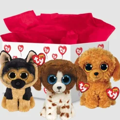 TY peluche beanie boos – cane – noodles – marrone – cagnolino con occhioni glitter dorati – il morbido pupazzo con gli occhi grandi scintillanti – 15 cm – 36377> Peluche Tradizionali