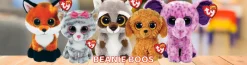 TY peluche beanie boos – cane – noodles – marrone – cagnolino con occhioni glitter dorati – il morbido pupazzo con gli occhi grandi scintillanti – 15 cm – 36377><noscript><img width=
