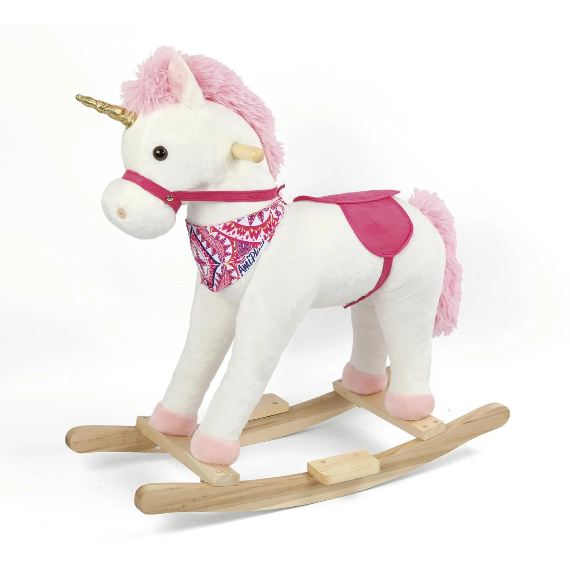 AMI PLUSH Unicorno a dondolo –> Peluche Tradizionali
