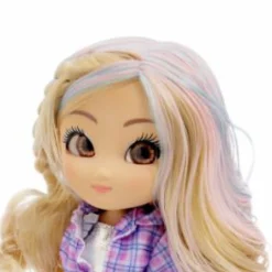 GIOCHI PREZIOSI Unique eyes – bambola articolata 25cm, con occhi grandi magici e profondi, segue il tuo sguardo, rebecca fashion doll cantante estroversa> Fashion Dolls