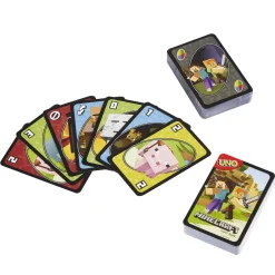 UNO minecraft, l’iconico gioco di carte nella versione ispirata la videogioco><noscript><img width=