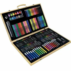 CREA MANIA Valigetta in legno 180 pcs> Kit Artistici E Pittura