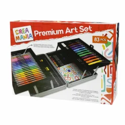 CREA MANIA Valigetta premium art set> Kit Artistici E Pittura
