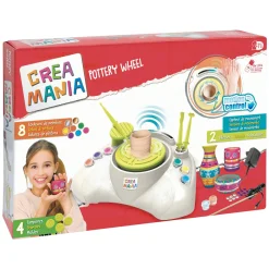 Vasaio per ceramica pottery wheel –  kit completo per ceramica fai da te – crea mania><noscript><img width=