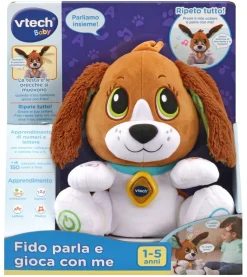 VTECH – fido, parla e gioca con me! un simpatico cagnolino ripete tutto e muove le orecchie!> Giochi Di Apprendimento