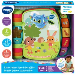 VTECH – il mio primo libro interattivo – le mie tenere canzoncine><noscript><img width=