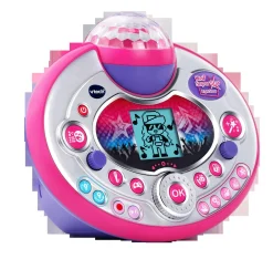 VTECH – kidi superstar lightshow, un microfono interattivo da pavimento con discoball luminosa per diventare una vera star!><noscript><img width=