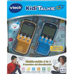 VTECH – kidi talkie ® walkie talkie 6 in 1 con schermo per ore di gioco e divertimento!> Tablet E Giochi Interattivi