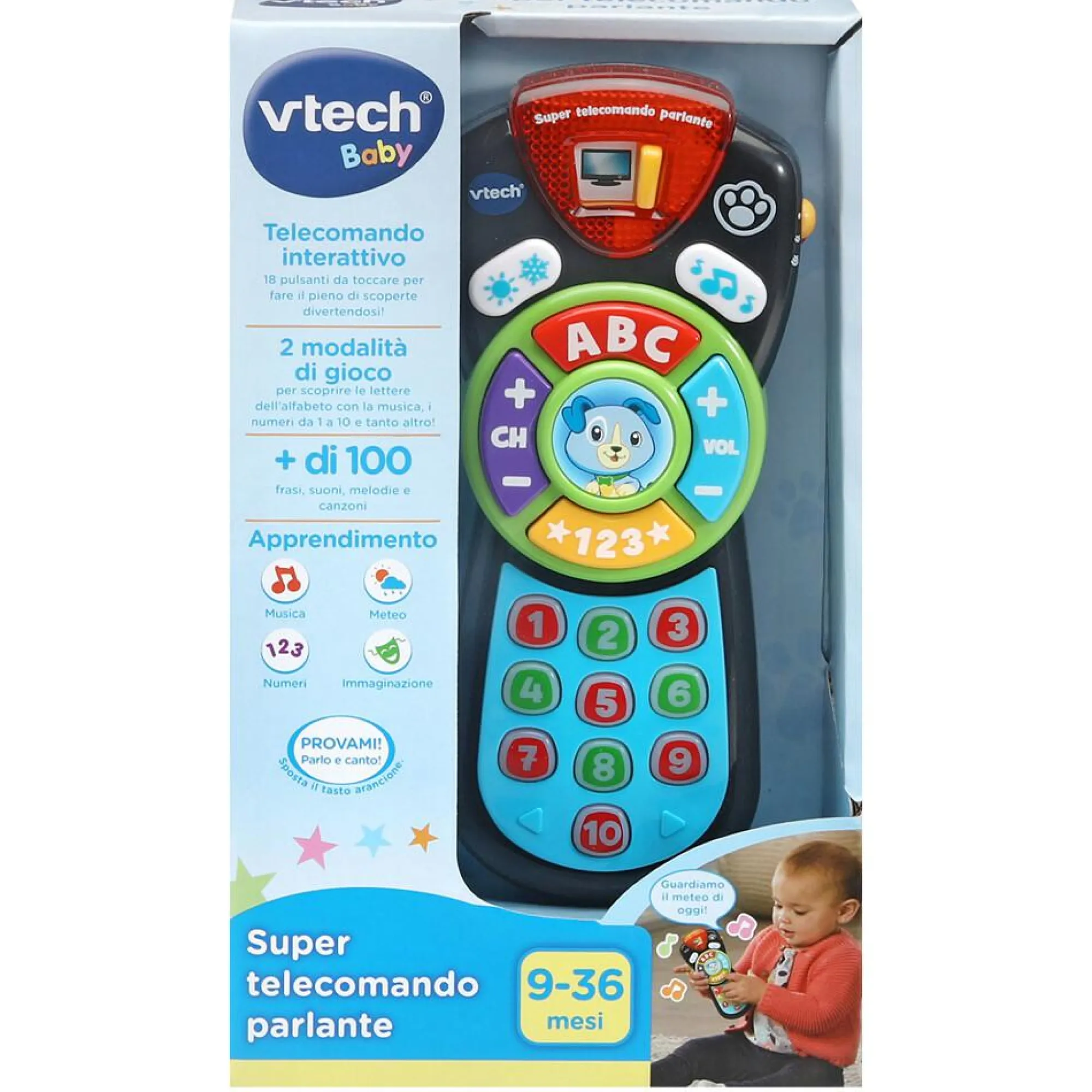 VTECH – super telecomando parlante per imitare i grandi, due modalità di gioco e più di 100 frasi, suoni e melodie!> Giochi Di Apprendimento