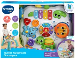 VTECH – tavolo multiattività – giocaimpara con tante attività per sviluppare i sensi del bambino!> Giochi Di Apprendimento