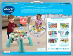 VTECH – tavolo multiattività – giocaimpara con tante attività per sviluppare i sensi del bambino!><noscript><img width=