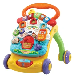 VTECH – un super primipassi parlante 2 in 1 con tavolo attività rimovibile per fare il pieno di scoperte!> Cavalcabili E Primi Passi