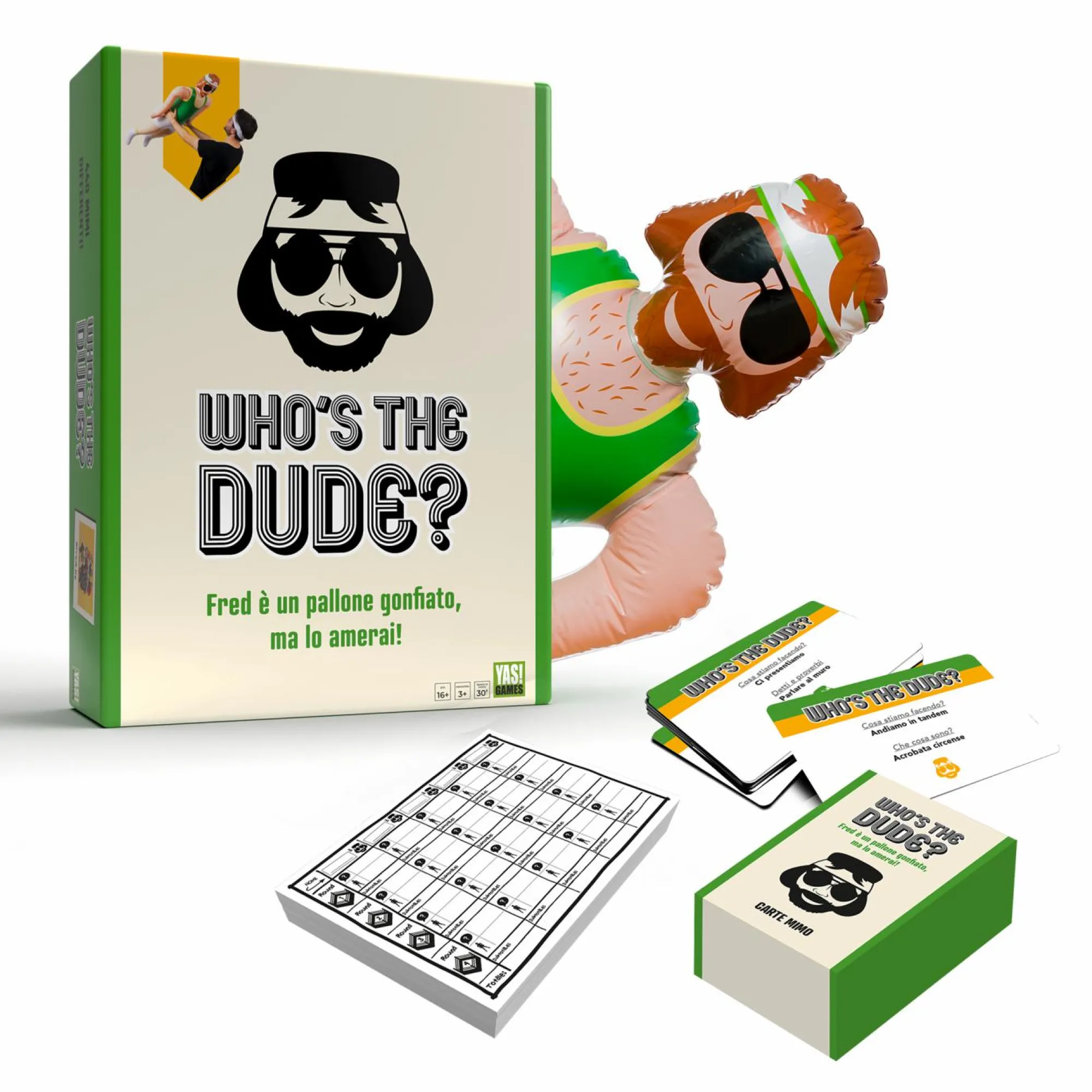 ROCCO GIOCATTOLI Who’s the dude? – yas! games – l’unico in italiano> Giochi Di Strategia