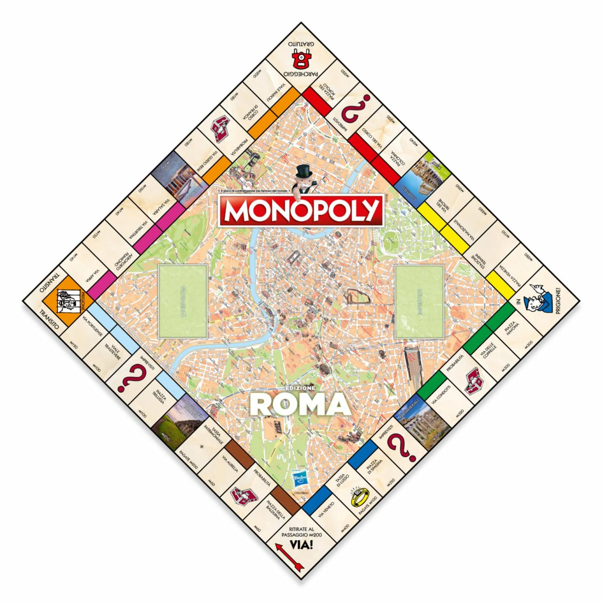 MONOPOLY Winning moves – edizione roma (edizione quadrata)> Giochi Da Tavolo Per Adulti E Carte Collezionabili|Giochi Di Società Per Bambini