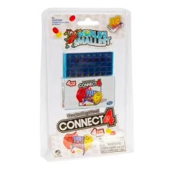 GIOCHI PREZIOSI World’s smallest connect 4 – gioco portatile di forza 4 in miniatura con custodia> Gadget