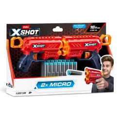 X-SHOT X shot mirco 2 pack: doppia confezione blaster compatti><noscript><img width=