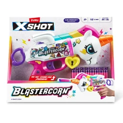 X-SHOT Xshot blastercorn di zuru – blaster con 16 dardi air pocket, storage integrato, giocattolo da esterno per ragazzi, ragazze, adolescenti e adulti> Giochi Di Abilità E Sport