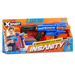 X-SHOT Xshot insanity motorized clip mania (72 freccette)> Giochi Di Abilità E Sport