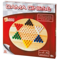 ZIG ZAG classica dama cinese in legno> Giochi In Scatola Per Famiglia